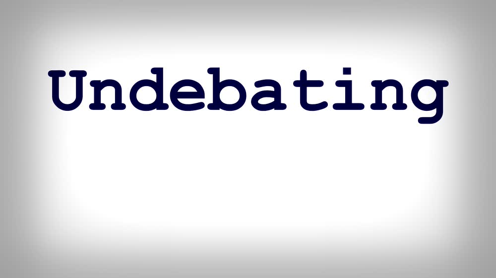 Undebate - Listening to both sides