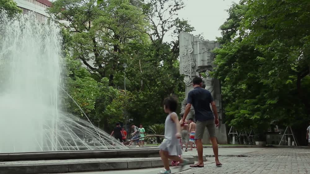 Outside in Hanoi